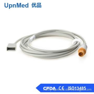 Siemens Drager IBP cable to Utah Transducer adapter cable